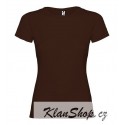 Dámské tričko s krátkým rukávem Roly - Hnědé