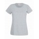 Dámské tričko s krátkým rukávem Fruit Of The Loom - Šedé
