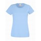 Dámské tričko s krátkým rukávem Fruit Of The Loom - Světle modré