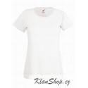 Dámské tričko s krátkým rukávem Fruit Of The Loom - Bílé