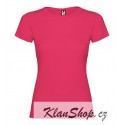 Dámské tričko s krátkým rukávem Roly - Tmavě růžové