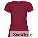 Dámské tričko s krátkým rukávem Roly - Granátové