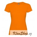 Dámské tričko s krátkým rukávem Roly - Oranžové
