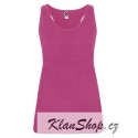 Dětské dívčí tílko bez potisku Roly - Růžové