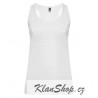 Dětské dívčí tílko bez potisku Roly - Bílé
