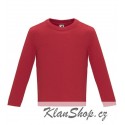 Dětské tričko s dlouhým rukávem 6M-24M - Červené