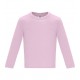 Dětské tričko s dlouhým rukávem 6M-24M - Světle růžové