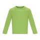 Dětské tričko s dlouhým rukávem 6M-24M - Světle zelené