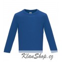 Dětské tričko s dlouhým rukávem 6M-24M - Tmavě modré