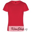 Dětské sportovní tričko bez potisku Roly - Červené