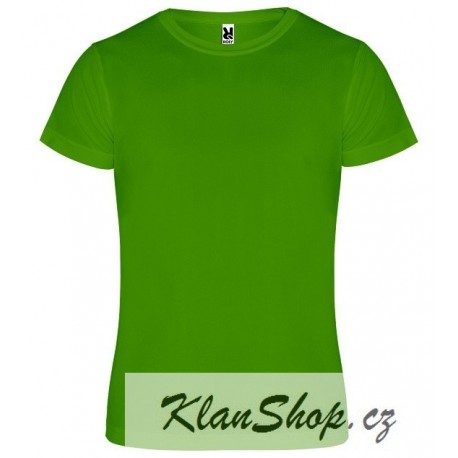 Dětské sportovní tričko bez potisku Roly - Tmavě zelené