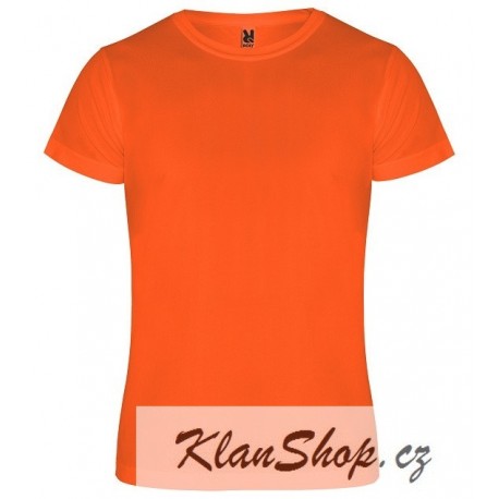 Dětské sportovní tričko bez potisku Roly - Oranžové