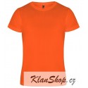 Dětské sportovní tričko bez potisku Roly - Oranžové