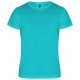 Dětské sportovní tričko bez potisku Roly - Tyrkysové