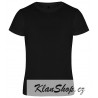 Dětské sportovní tričko bez potisku Roly - Černé