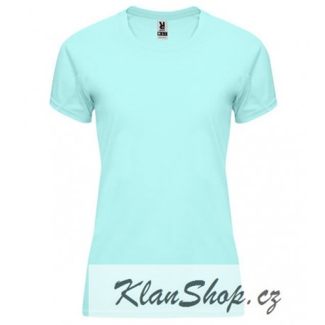 Dámské fitness tričko bez potisku Roly - Mentolové