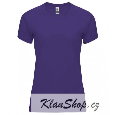 Dámské fitness tričko bez potisku Roly - Tmavě fialové