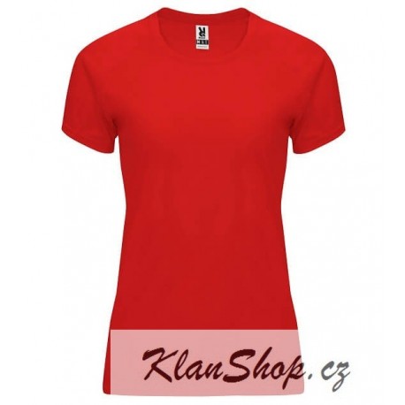 Dámské fitness tričko bez potisku Roly - Červené