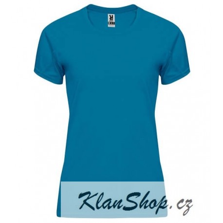 Dámské fitness tričko bez potisku Roly - Modré