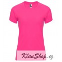 Dámské fitness tričko bez potisku Roly - Růžové