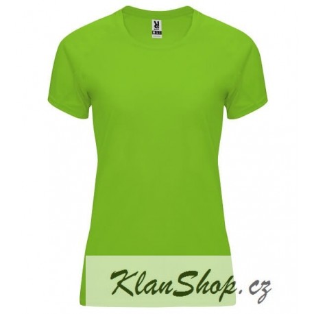 Dámské fitness tričko bez potisku Roly - Limetkové