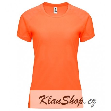 Dámské fitness tričko bez potisku Roly - Oranžové