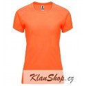 Dámské fitness tričko bez potisku Roly - Oranžové