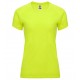 Dámské fitness tričko bez potisku Roly - Žluté