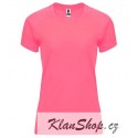 Dámské fitness tričko bez potisku Roly - Růžové