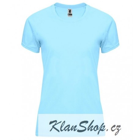 Dámské fitness tričko bez potisku Roly - Světle modré