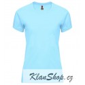 Dámské fitness tričko bez potisku Roly - Světle modré