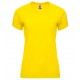 Dámské fitness tričko bez potisku Roly - Žluté