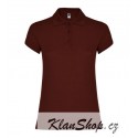 Dámská polokošile bez potisku Roly - Čokoládová