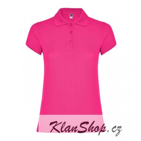 Dámská polokošile bez potisku Roly - Růžová