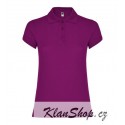 Dámská polokošile bez potisku Roly - Purpurová
