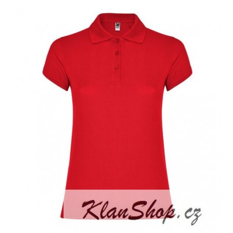 Dámská polokošile bez potisku Roly - Červená