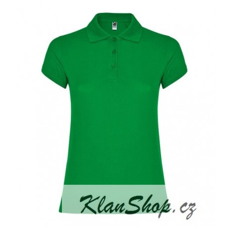 Dámská polokošile bez potisku Roly - Zelená