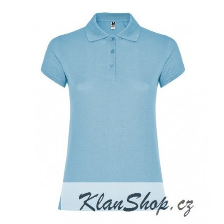 Dámská polokošile bez potisku Roly - Světle modrá