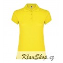 Dámská polokošile bez potisku Roly - Žlutá