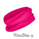 Multifunkční šátek bez potisku - Růžový