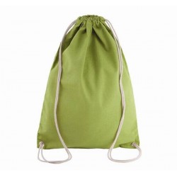 Bavlněný vak se šnůrkou - Limetkový
