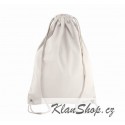Bavlněný vak se šnůrkou - Béžový