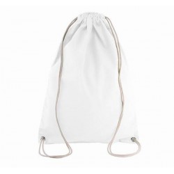 Bavlněný vak se šnůrkou - Bílý