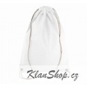 Bavlněný vak se šnůrkou - Bílý