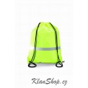 Reflexní vak se šňůrkou - Fluorescentní žlutý