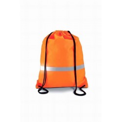 Reflexní vak se šňůrkou - Fluorescentní oranžový