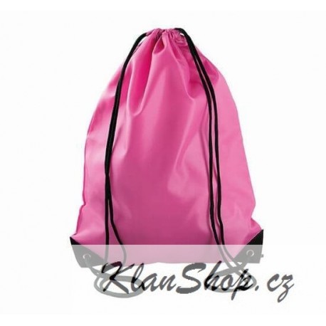 Vak se šňůrkou - Fluorescentní růžový