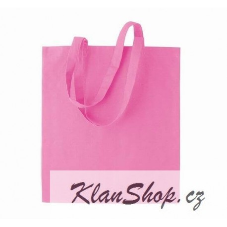 Bavlněná taška bez potisku - Růžová