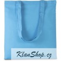 Bavlněná taška bez potisku - Lagunově modrá