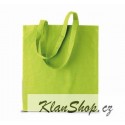 Bavlněná taška bez potisku - Limetková